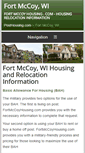 Mobile Screenshot of fortmccoyhousing.com